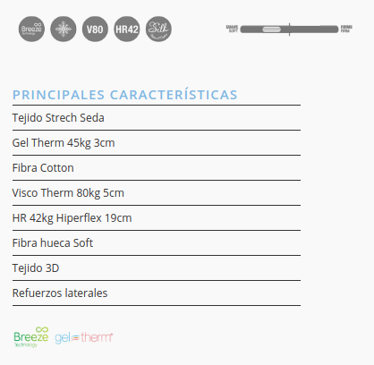 Colchón Karibian Biosilk 5 Colchón Karibian Biosilk - Imagen 5